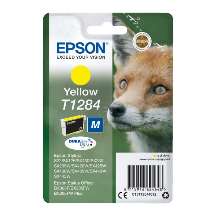 Inktcartridge Epson T1284 geel