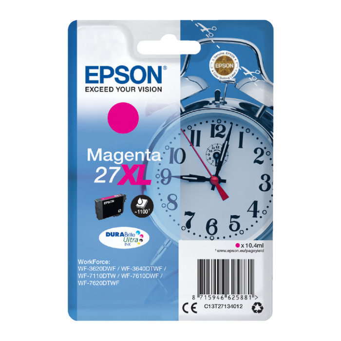 Inktcartridge Epson 27XL T2713 rood