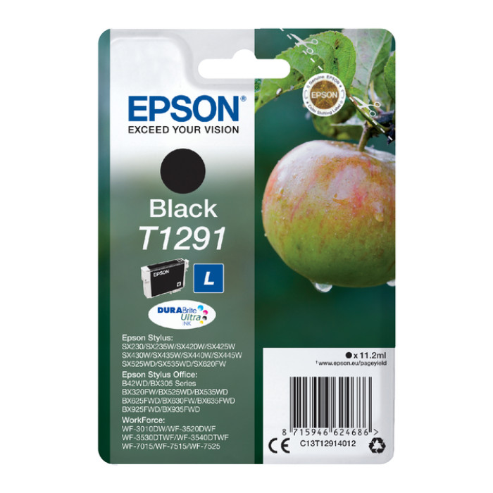 Inktcartridge Epson T1291 zwart