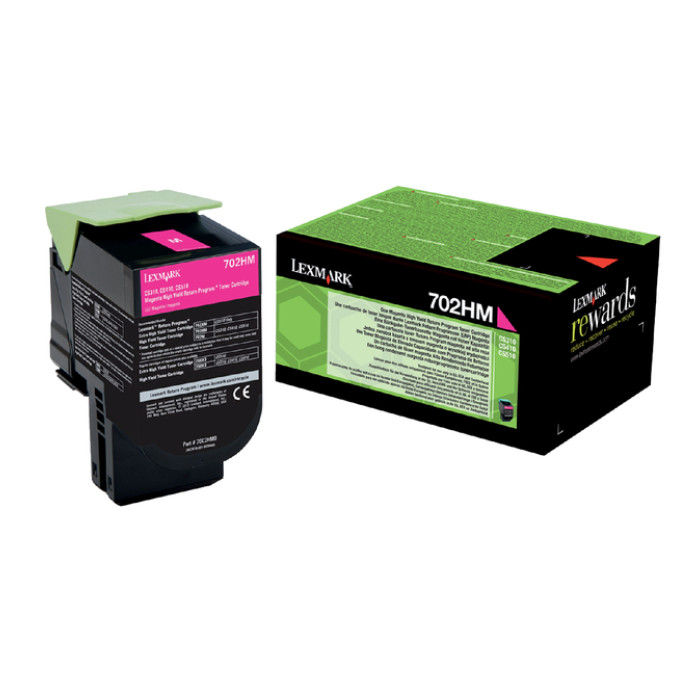 Tonercartridge Lexmark 70C2HM0 prebate rood