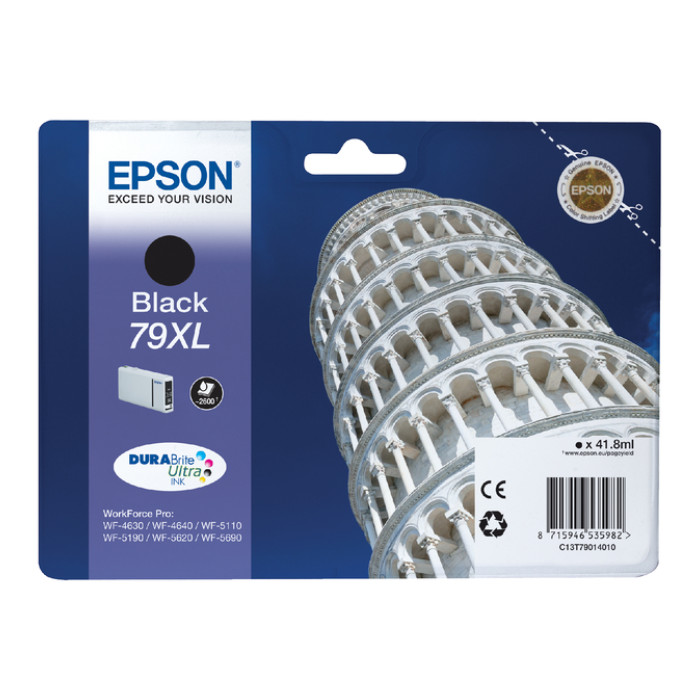 Inktcartridge Epson 79XL T7901 zwart