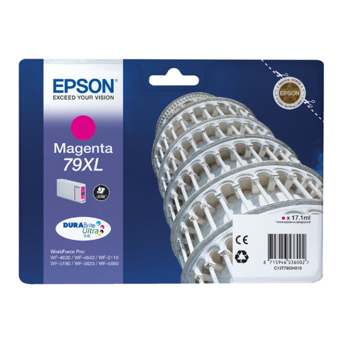 Inktcartridge Epson 79XL T7903 rood