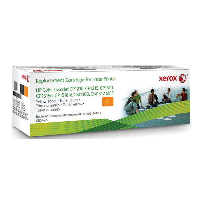 Tonercartridge Xerox alternatief tbv HP CB542A 125A geel