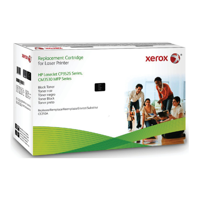 Tonercartridge Xerox alternatief tbv HP CE250A 504A zwart