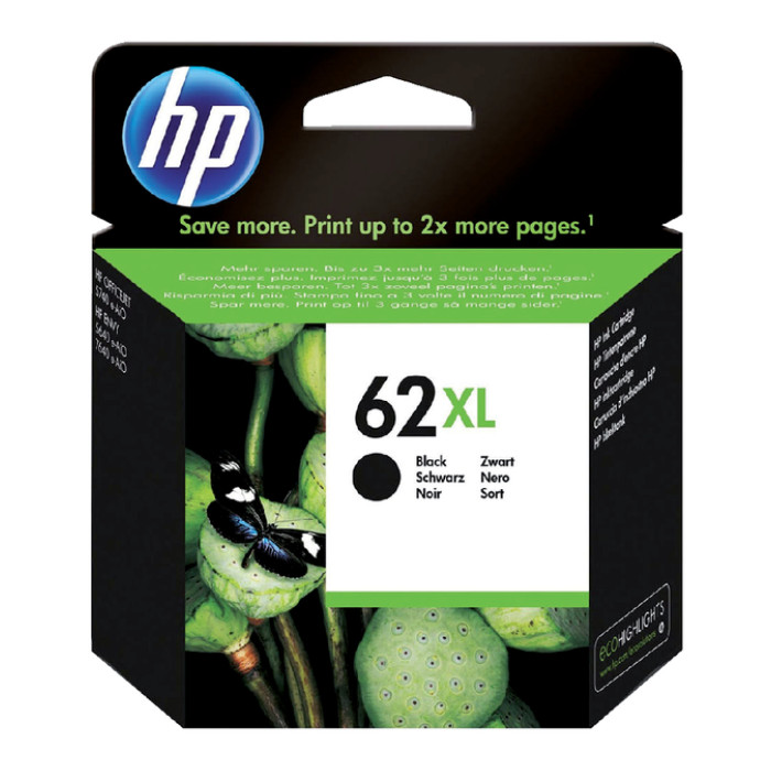 Inktcartridge HP C2P05AE 62XL zwart