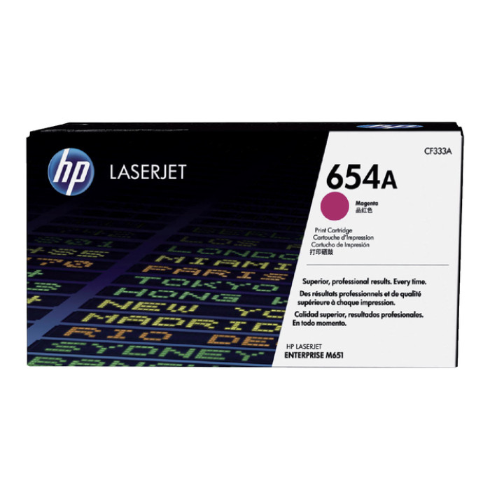 Tonercartridge HP CF333A 654A rood