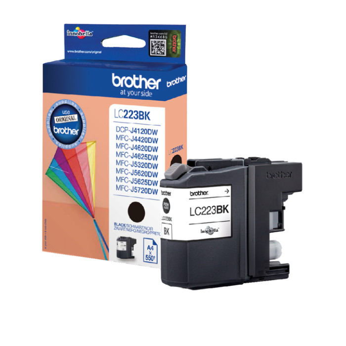 Inktcartridge Brother LC-223BK zwart