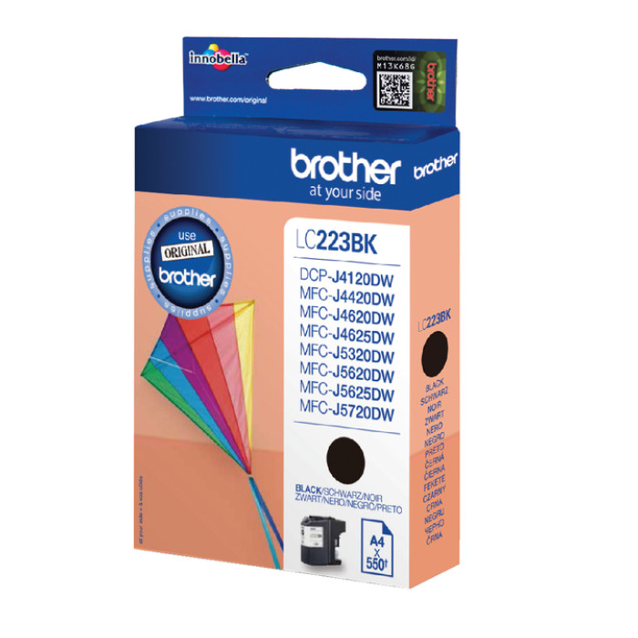 Inktcartridge Brother LC-223BK zwart