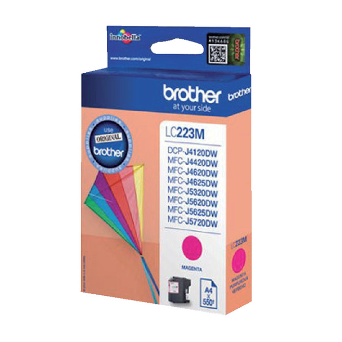 Inktcartridge Brother LC-223M rood