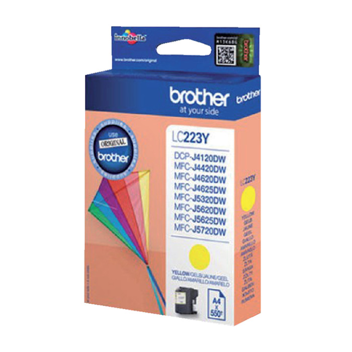 Inktcartridge Brother LC-223Y geel