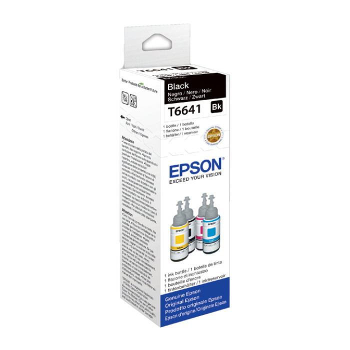 Navulinkt Epson T6641 zwart