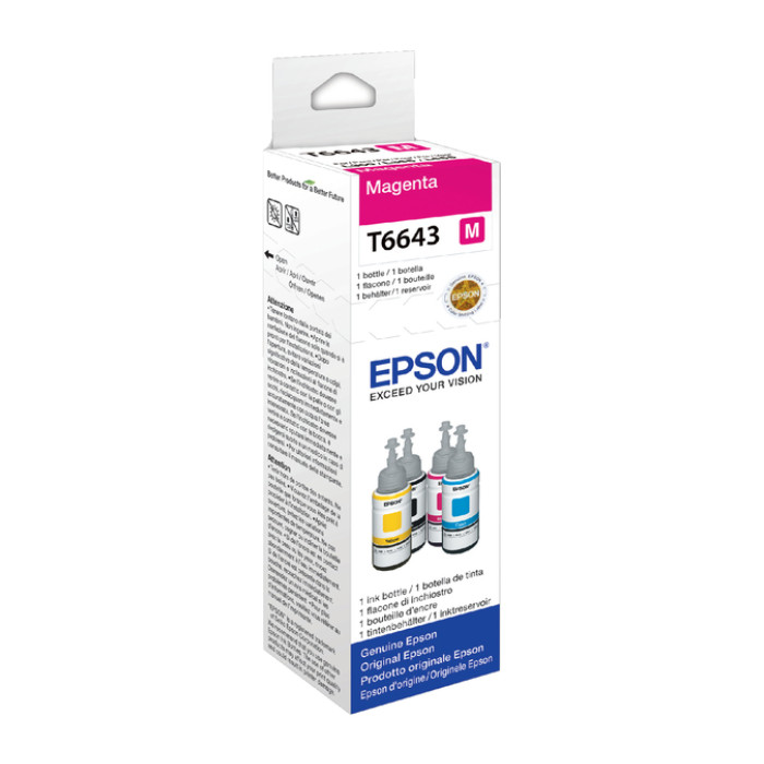 Navulinkt Epson T6643 rood