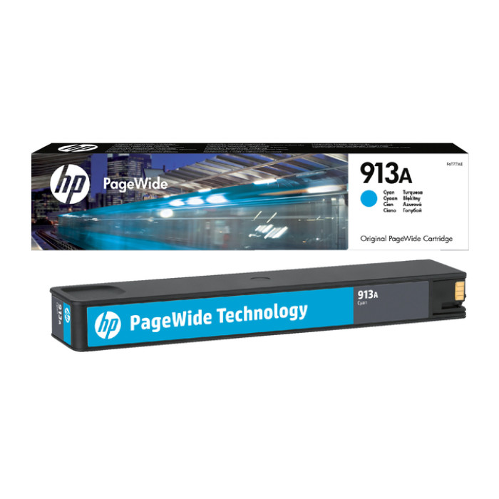 Inktcartridge HP F6T77AE 913A blauw