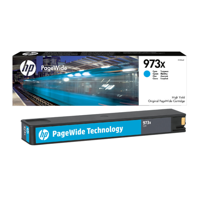 Inktcartridge HP F6T81AE 973X blauw