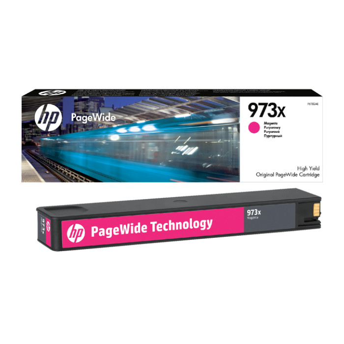 Inktcartridge HP F6T82AE 973X rood