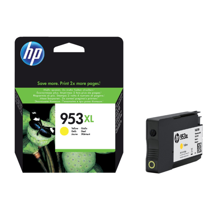 Inktcartridge HP F6U18AE 953XL geel