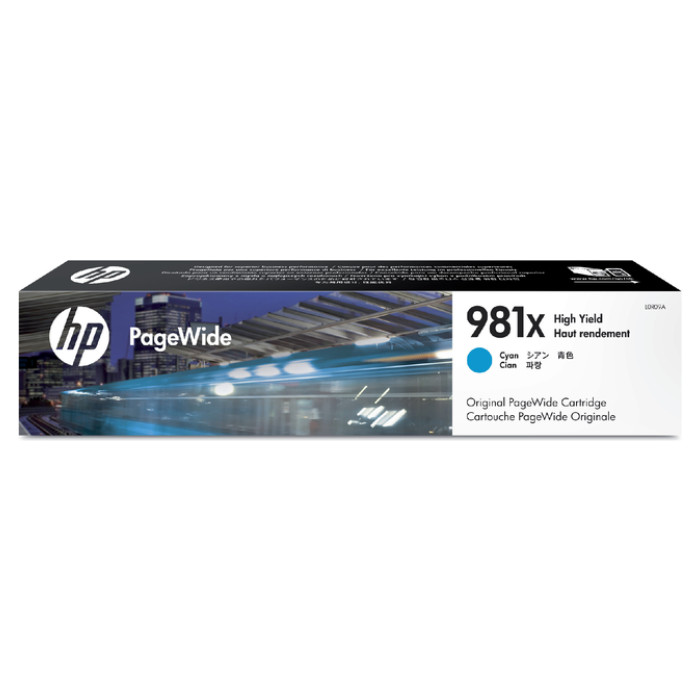 Inktcartridge HP L0R09A 981X blauw