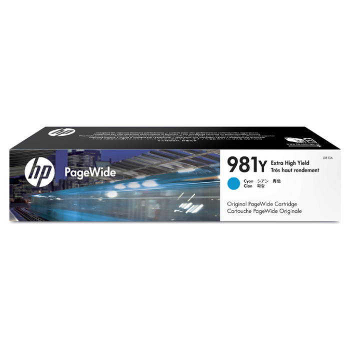 Inktcartridge HP L0R13A 981Y blauw