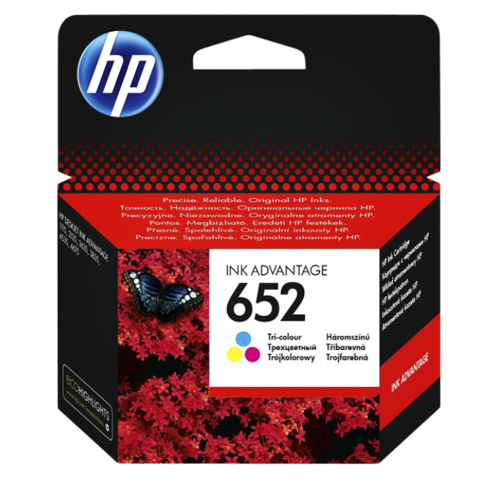 Inktcartridge  HPF6V24AE 652 kleur