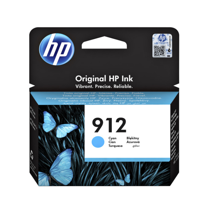 Inktcartridge HP 3YL77AE 912 blauw