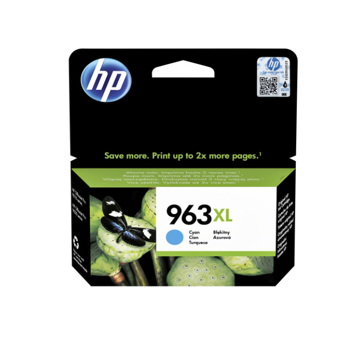 Inktcartridge HP 3JA27AE 963XL blauw