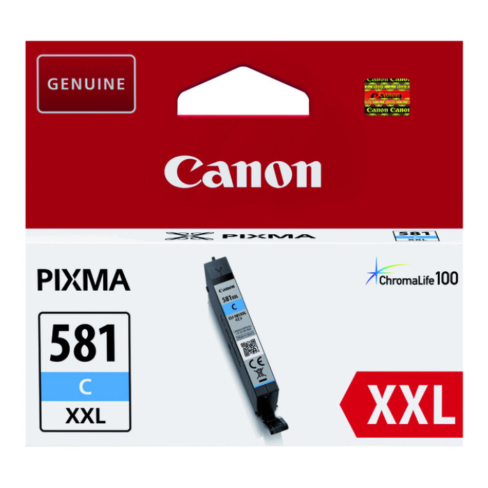 Inktcartridge Canon CLI-581XXL blauw