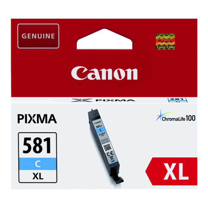 Inktcartridge Canon CLI-581XL blauw