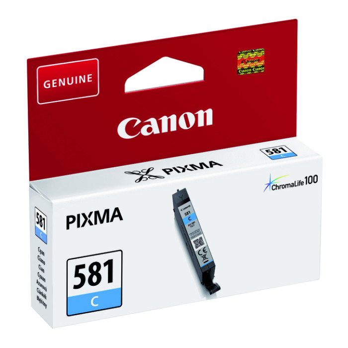 Inktcartridge Canon CLI-581 blauw