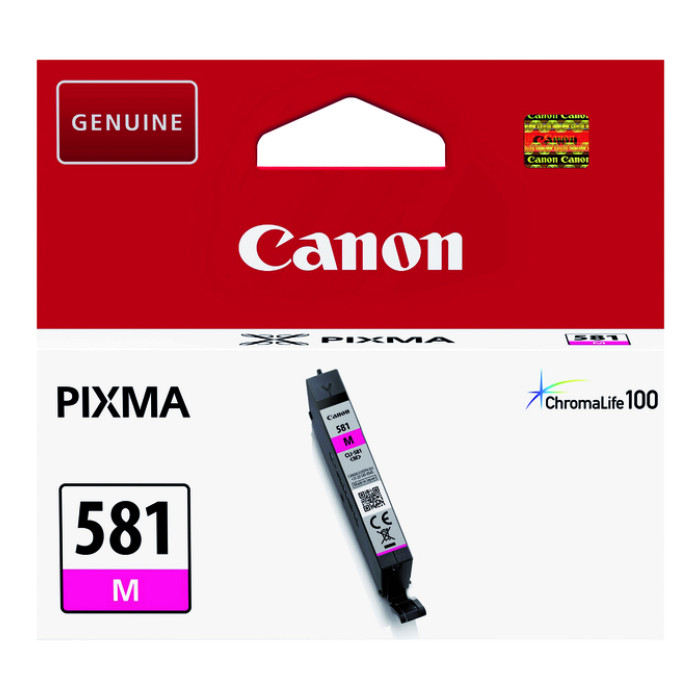 Inktcartridge Canon CLI-581 rood