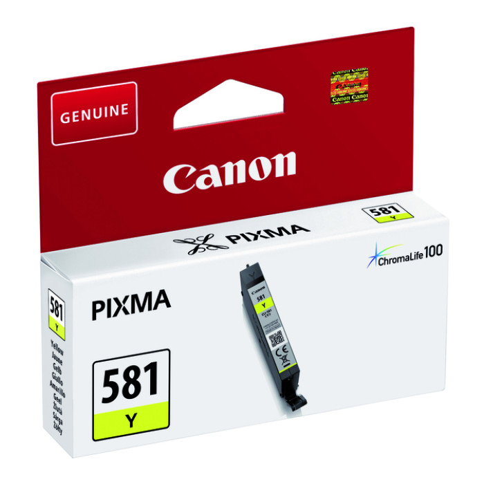Inktcartridge Canon CLI-581 geel