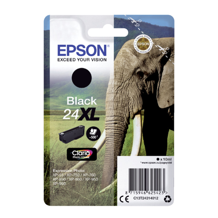 Inktcartridge Epson 24XL T2431 zwart