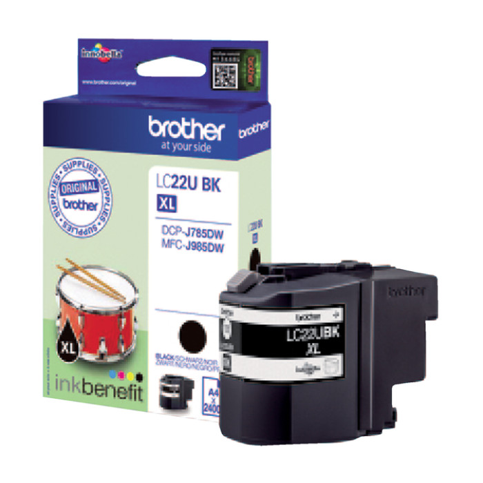 Inktcartridge Brother LC-22UBK zwart