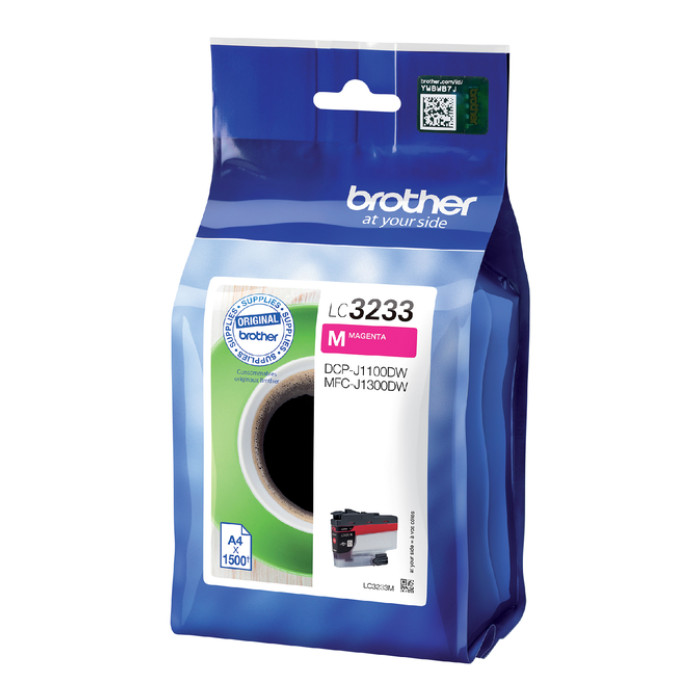 Inktcartridge Brother LC-3233M rood