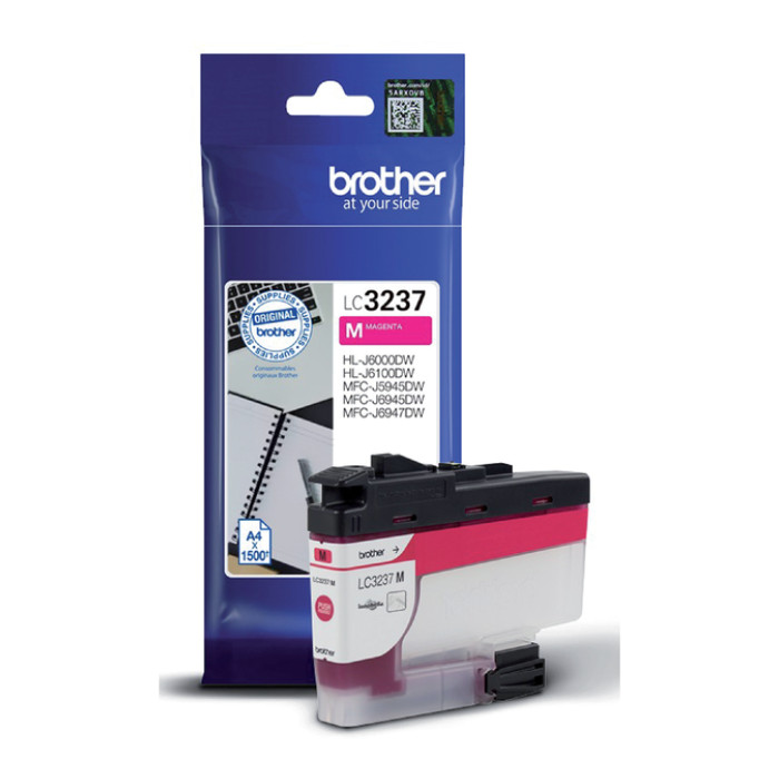 Inktcartridge Brother LC-3237M rood