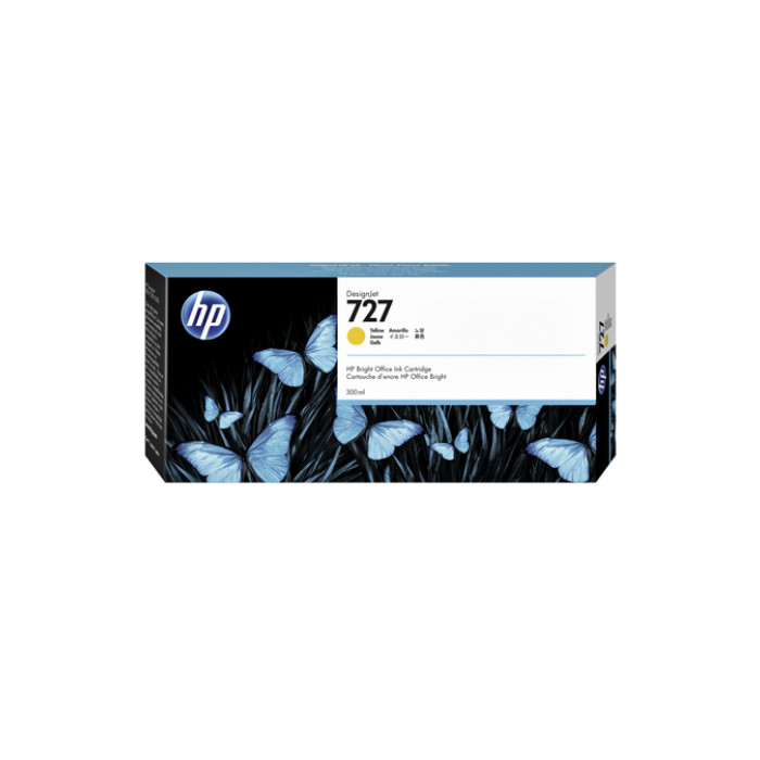 Inktcartridge HP F9J78A 727 geel