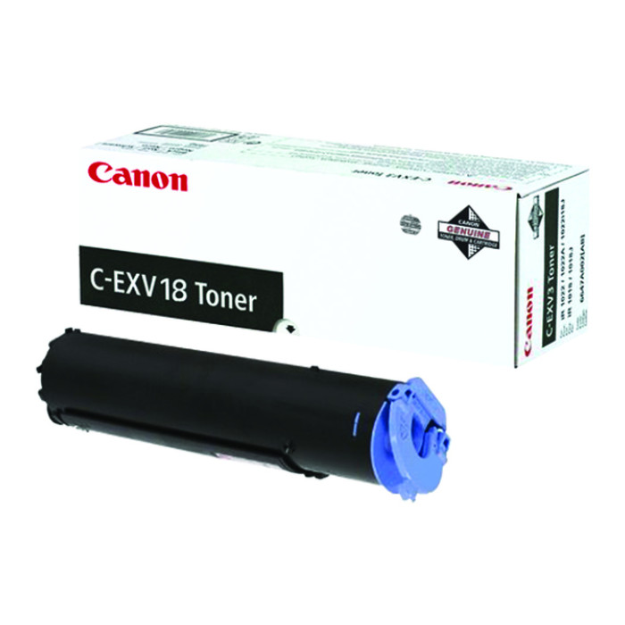 Tonercartridge Canon C-EXV 18 zwart