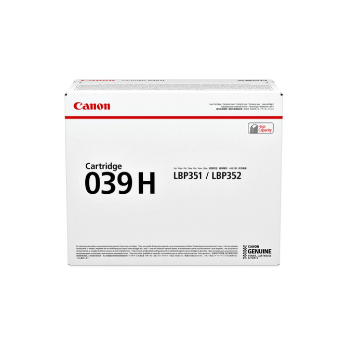 Tonercartridge Canon 039H zwart