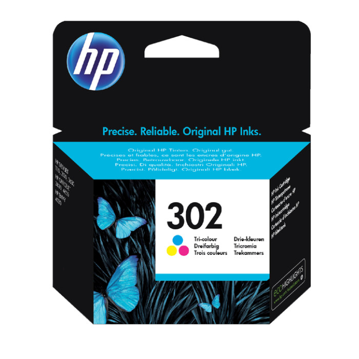 Inktcartridge HP F6U65AE 302 kleur