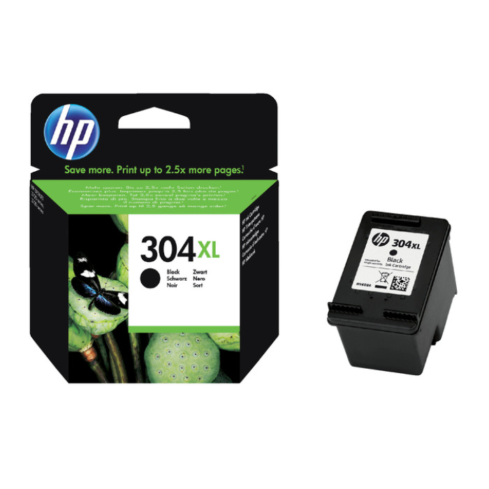 Inktcartridge HP N9K08AE 304XL zwart