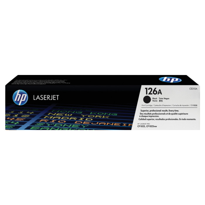 Tonercartridge HP CE310A 126A zwart