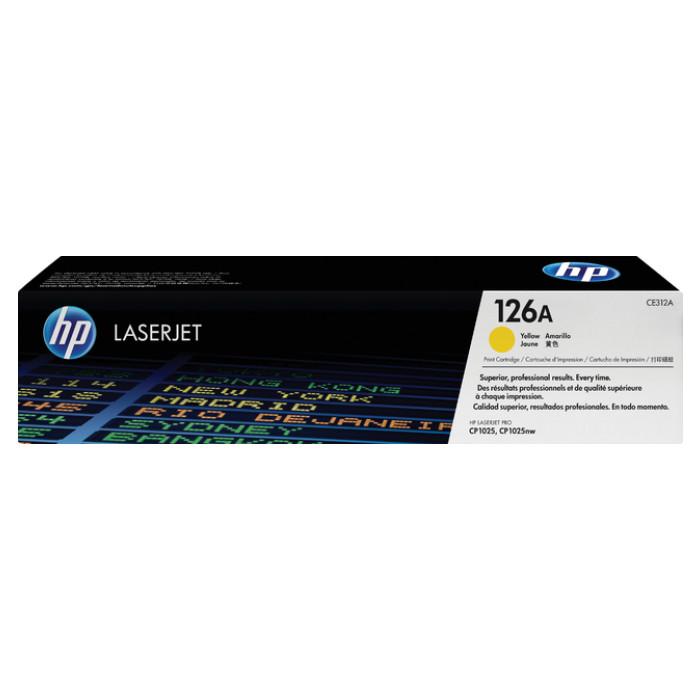 Tonercartridge HP CE312A 126A geel