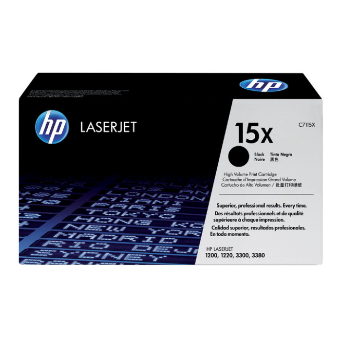 Tonercartridge HP C7115X 15X zwart