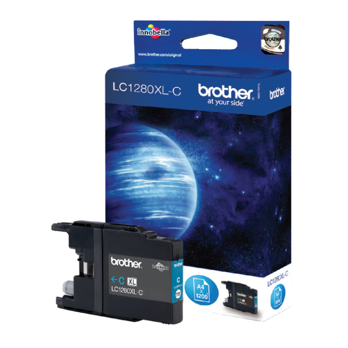 Inktcartridge Brother LC-1280XLC blauw