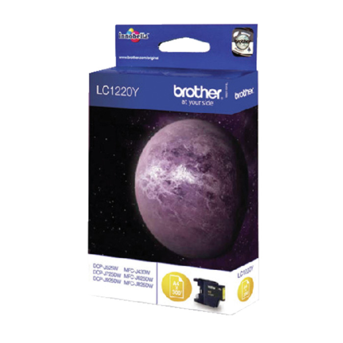 Inktcartridge Brother LC-1220Y geel