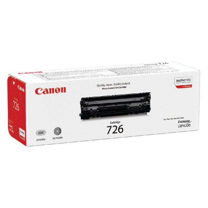 Tonercartridge Canon 726 zwart