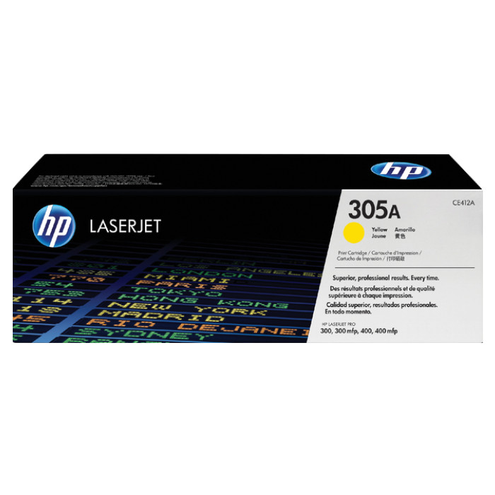 Tonercartridge HP CE412A 305A geel