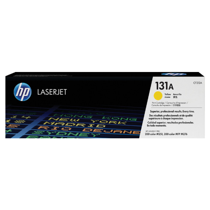 Tonercartridge HP CF212A 131A geel