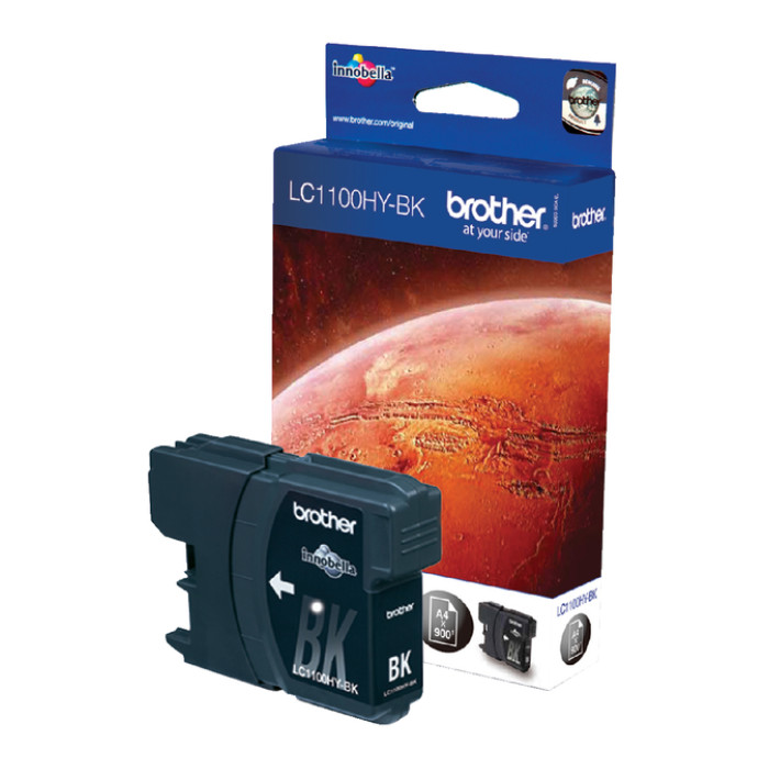 Inktcartridge Brother LC-1100HYBK zwart