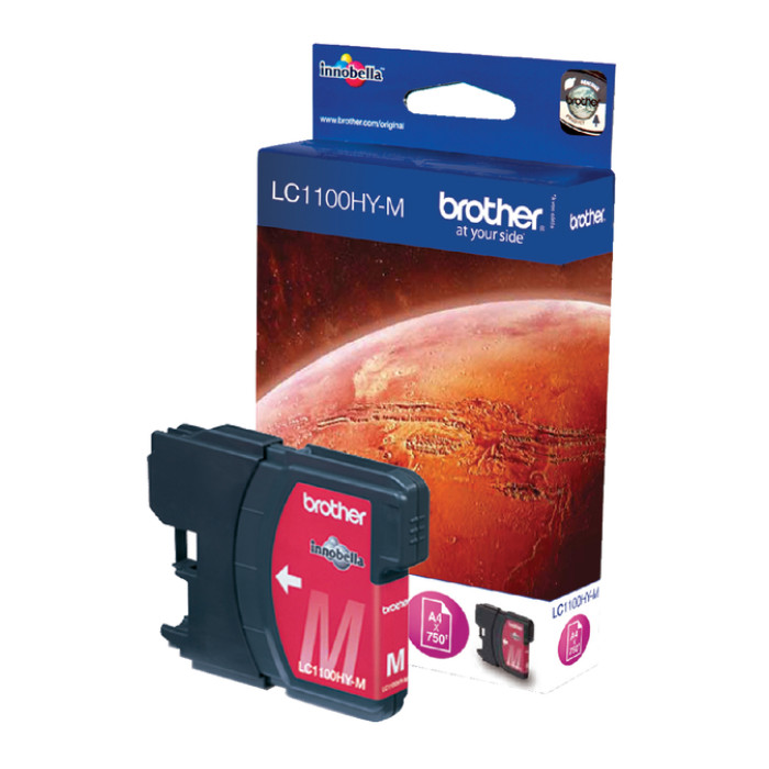 Inktcartridge Brother LC-1100HYM rood