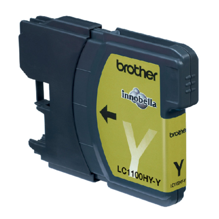 Inktcartridge Brother LC-1100HYY geel